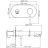 Смеситель для раковины WASSERKRAFT GOLLACH 3330