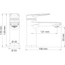 Смеситель для раковины WASSERKRAFT LOPAU 3203