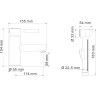 Смеситель для раковины WASSERKRAFT MAIN 4108