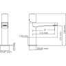 Смеситель для раковины WASSERKRAFT NAAB 8603