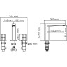 Смеситель для раковины WASSERKRAFT NAAB 8635
