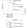 Смеситель для раковины WASSERKRAFT RHIN 4403