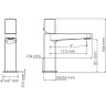 Смеситель для раковины WASSERKRAFT SAALE 9503