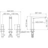 Смеситель для раковины WASSERKRAFT SAALE 9535