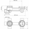 Смеситель для ванны и душа WASSERKRAFT ALLER 10671