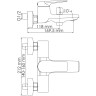 Смеситель для ванны с душем WASSERKRAFT AISCH 5501