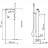 Смеситель для ванны WASSERKRAFT DINKEL 5821
