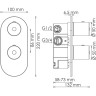 Смеситель для ванны WASSERKRAFT DONAU 5341