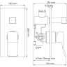 Смеситель для ванны WASSERKRAFT EXTER 1641