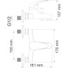 Смеситель для ванны WASSERKRAFT ISEN 2601