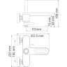 Смеситель для ванны WASSERKRAFT KAMMEL 1801