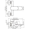 Смеситель для ванны WASSERKRAFT MINDEL 8501