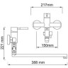 Смеситель для ванны WASSERKRAFT WERN 4202L