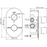 Смеситель термостатический WASSERKRAFT BERKEL 4844