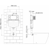 Смывной бачок скрытого монтажа WASSERKRAFT ALLER 10 10TLT.031.ME.PB04