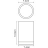 Стакан для зубных щеток WASSERKRAFT MINDEL K-8828
