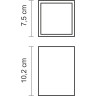 Стакан для зубных щеток WASSERKRAFT SCHUNTER K-88228