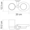 Стакан с мыльницей WASSERKRAFT AMMER К-7026