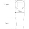 Стакан WASSERKRAFT AMPER K-5428BLACK