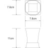 Стакан WASSERKRAFT EXTER K-5528