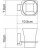 Стакан WASSERKRAFT LEINE К-5028