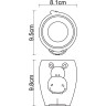 Стакан WASSERKRAFT LIPPE K-8128