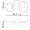 Стакан WASSERKRAFT WERN K-2526 с мыльницей