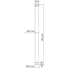 Удлинитель для душевой системы WASSERKRAFT A210 40 см