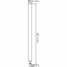 Удлинитель для душевой системы WASSERKRAFT A228 40 см