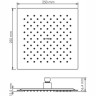 Верхний душ 250 мм WASSERKRAFT AISCH A198