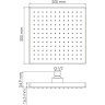 Верхний душ WASSERKRAFT A140
