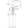 Встраиваемый дозатор для мыла WASSERKRAFT K-75996