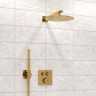 Встраиваемый комплект для душа WASSERKRAFT THERMO A5548.180.259.285.194.286 с верхней душевой насадкой и лейкой