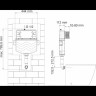 Встраиваемый смывной бачок WASSERKRAFT ALLER 10TLT.031.ME.RG04