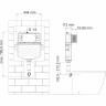 Встраиваемый смывной бачок WASSERKRAFT ALLER 10TLT.031.ME.WM02