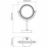 Зеркало косметическое WASSERKRAFT K-1005